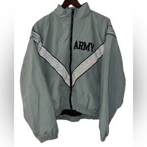 US Army Digital Improved Physical Fitness Uniform IPFU PT Jacket Med Short